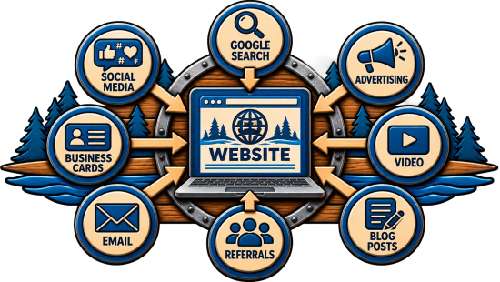 Your Website Is the Hub.
